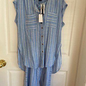 GRACE ELEMENTS - Sz 14 NWT 2-piece  tunic w/pants